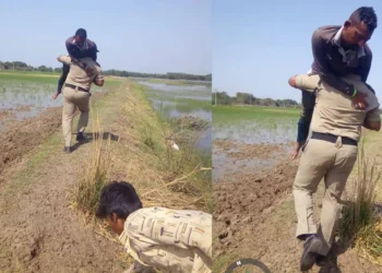 ಆತ್ಮಹತ್ಯೆಗೆ ಯತ್ನಿಸಿದ್ದ ಯುವಕನ ಪ್ರಾಣ ಉಳಿಸಿದ ಪೊಲೀಸ್ ಪೇದೆ!