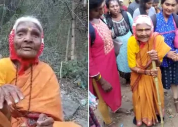 ಮೋದಿ ಮತ್ತೊಮ್ಮೆ ಪ್ರಧಾನಿಯಾಗಲೆಂದು 102 ಅಜ್ಜಿಯಿಂದ 18 ಕಿ.ಮೀ ಕಾಲ್ನಡಿಗೆ!