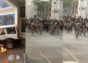 ಪೊಲೀಸರನ್ನೂ ಬೆನ್ನಟ್ಟಿದ ರೈತರು; ಬಿಗುವಿನ ವಾತಾವರಣ