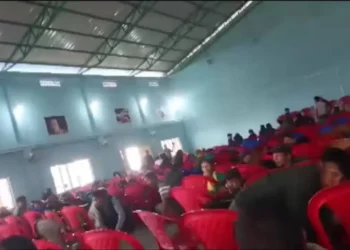 ಕಾಂಗ್ರೆಸ್ ಸಮಾವೇಶದಲ್ಲಿ ಗುಂಡಿನ ದಾಳಿ
