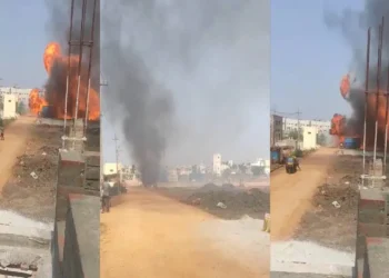 ಗ್ಯಾಸ್ ಸಿಲಿಂಡರ್ ತುಂಬಿಸುವಾಗ ಬಾಂಬ್ ರೀತಿ ಸಿಡಿದ ಓಮಿನಿ