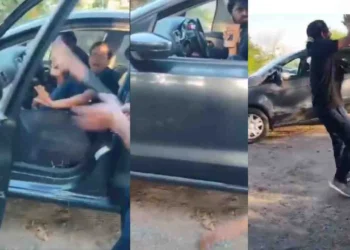 ಕಾರಿನಲ್ಲಿ ಪರ ಪುರುಷನೊಂದಿಗೆ ಸಿಕ್ಕಿ ಬಿದ್ದ ಪತ್ನಿ; ಸಾರ್ವಜನಿಕವಾಗಿಯೇ ಹಿಗ್ಗಾಮುಗ್ಗಾ ಥಳಿತ!