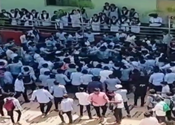 ಕಾಲೇಜಿನಲ್ಲಿ ಜೈ ಶ್ರೀರಾಮ್ ಹಾಡು ಹಾಕಿದ್ದಕ್ಕೆ ಮಾರಾಮಾರಿ!!