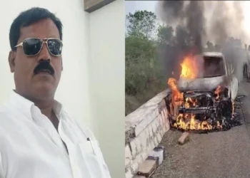 ಕಾರಿಗೆ ಬೆಂಕಿ; ವ್ಯಕ್ತಿ ಸಜೀವ ದಹನ!