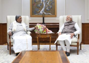 ಪ್ರಧಾನಿ ಮೋದಿ ಅವರನ್ನು ಭೇಟಿ ಮಾಡಿ ಸಿಎಂ ಸಿದ್ದರಾಮಯ್ಯ