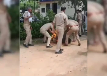 ತಾಯಿಗೆ ಬೆಂಕಿ ಹಚ್ಚಿ ಸುಟ್ಟ ಪಾಪಿ ಮಗ