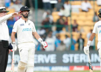 ಮೊದಲ ದಿನ 134 ರನ್ ಗಳ ಮುನ್ನಡೆ ಕಾಯ್ದುಕೊಂಡ ನ್ಯೂಜಿಲೆಂಡ್!