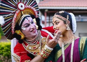 ಯಕ್ಷಗಾನ ಭರತನಾಟ್ಯ ಬಿಂಬಿಸುವ ಪ್ರೀ ವೆಡ್ಡಿಂಗ್