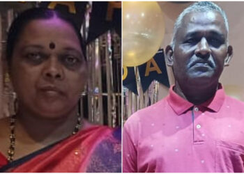 ಸ್ಕಿಡ್ ಆಗಿ ನದಿಗೆ ಬಿದ್ದ ಬೈಕ್; ದಂಪತಿ ಬಲಿ