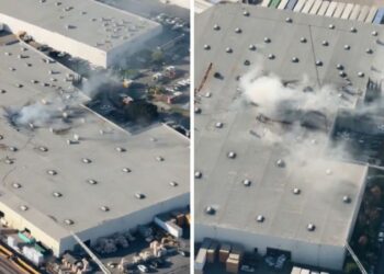 ವಾಣಿಜ್ಯ ಕಟ್ಟಡಕ್ಕೆ ವಿಮಾನ ಡಿಕ್ಕಿ; ಇಬ್ಬರು ಬಲಿ, 18 ಜನರ ಸ್ಥಿತಿ ಗಂಭೀರ