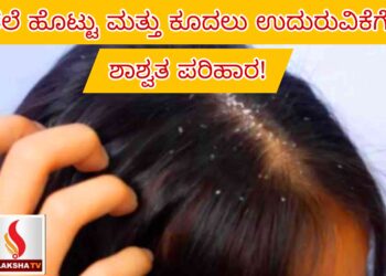 ತಲೆ ಹೊಟ್ಟು ಮತ್ತು ಕೂದಲು ಉದುರುವಿಕೆಗೆ ಶಾಶ್ವತ ಪರಿಹಾರ!