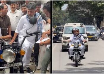 ಡಿಕೆಶಿ on Road! ಬೈಕ್‌ನಲ್ಲಿ ಗುಂಡಿ ಹಂಟ್ ಮಾಡ್ತಾ ಸಿಟಿ ರೌಂಡ್!