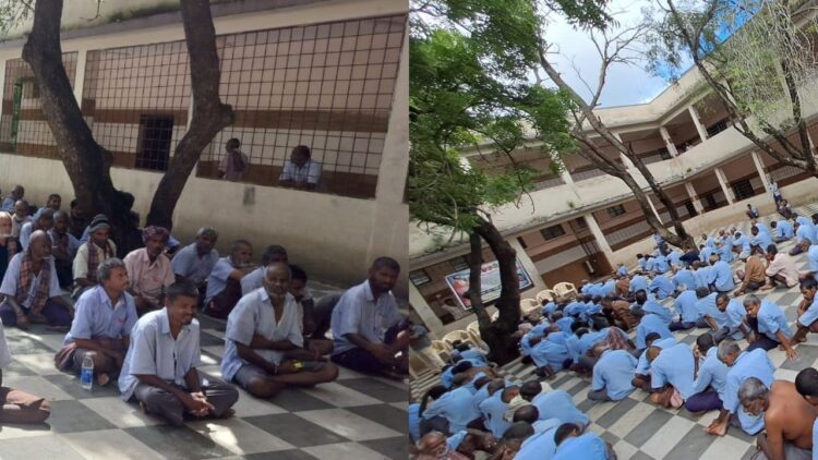 Mallikarjuna B. Hadapada Sugur N. Provides Free Haircuts to 155 Needy Children