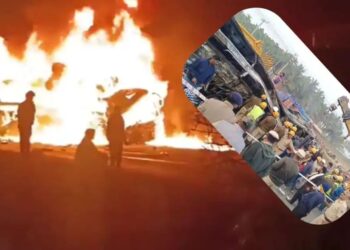 ರಕ್ತಸಿಕ್ತವಾಯ್ತು ಚಿತ್ರದುರ್ಗದ ಹೆದ್ದಾರಿ: ಲಾರಿಗೆ ಡಿಕ್ಕಿಯಾಗಿ ಹೊತ್ತಿ ಉರಿದ ಸೀ ಬರ್ಡ್ ಬಸ್, 9 ಮಂದಿ ದಾರುಣ ಸಾವು