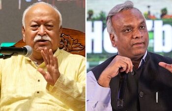 ಧರ್ಮದ ರಕ್ಷಣೆ ಗುತ್ತಿಗೆಯನ್ನು ಆರ್‌ಎಸ್‌ಎಸ್‌ಗೆ ನೀಡಿದವರಾರು? ಸಂವಿಧಾನವೇ ಅಂತಿಮ ಎಂದ  ಪ್ರಿಯಾಂಕ್ ಖರ್ಗೆ