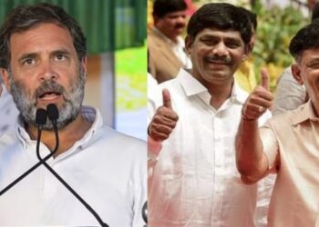 ಇವಿಎಂ ಹ್ಯಾಕ್ ಸುಳ್ಳಿನ ಬಲೂನ್ ಒಡೆದ ‘ಬೆಂಗಳೂರು ಬುಲ್’ ರಾಹುಲ್ ಗಾಂಧಿಗೆ ಶಾಕ್ ಕೊಟ್ಟ ಡಿ ಕೆ ಸುರೇಶ್