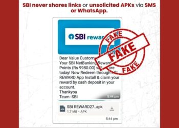 SBI ಗ್ರಾಹಕರೇ ಎಚ್ಚರ ರಿವಾರ್ಡ್ ಪಾಯಿಂಟ್ಸ್ ಹೆಸರಿನಲ್ಲಿ ಬಂದ ಈ ಮೆಸೇಜ್ ಕ್ಲಿಕ್ ಮಾಡಿದರೆ ನಿಮ್ಮ ಬ್ಯಾಂಕ್ ಅಕೌಂಟ್ ಖಾಲಿ