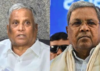 ಸಿದ್ದರಾಮಯ್ಯ ಸುಳ್ಳಿನ ಸರದಾರ, ರೈಲ್ವೆ ಯೋಜನೆಗೆ ಸಹಕರಿಸದಿದ್ದರೆ ಕಾನೂನು ಕ್ರಮ: ಕೇಂದ್ರ ಸಚಿವ ವಿ ಸೋಮಣ್ಣ ಎಚ್ಚರಿಕೆ