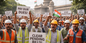 ಮಾ.5ರಂದು ಸರ್ಕಾರದ ವಿರುದ್ಧ ಗುತ್ತಿಗೆದಾರರ ಪ್ರತಿಭಟನೆ… ಬಾಕಿ ಬಿಲ್ ಬಿಡುಗಡೆಗೆ ಆಗ್ರಹ