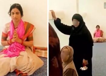 ನಮಾಜ್ ವೇಳೆ ಮೊಳಗಿದ ದುರ್ಗಾ ಸೂಕ್ತಂ: ಬಿಜೆಪಿ ನಾಯಕಿ ಮಾಧವಿ ಲತಾ ನಡೆಗೆ ಭುಗಿಲೆದ್ದ ವಿವಾದ, ಪರ-ವಿರೋಧದ ವಾದಗಳೇನು?