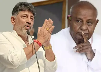ಬಿಡದಿ ಟೌನ್ಶಿಪ್ ಹೆಸರಲ್ಲಿ 20 ಸಾವಿರ ಎಕರೆ ಲೂಟಿ: ಡಿಕೆ ಶಿವಕುಮಾರ್ ವಿರುದ್ಧ ಮಾಜಿ ಪ್ರಧಾನಿ ಹೆಚ್ ಡಿ ದೇವೇಗೌಡ ಆಕ್ರೋಶ