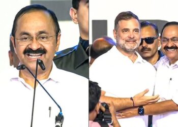 ಕೇರಳದಲ್ಲಿ ಚುನಾವಣಾ ಅಧಿಕಾರಿಗೆ ಸರ್ಕಾರದ ಹುದ್ದೆ: ಕಾಂಗ್ರೆಸ್ ವಿರುದ್ಧ ಬಿಜೆಪಿ, ಸಿಪಿಎಂ ಜಂಟಿ ವಾಗ್ದಾಳಿ