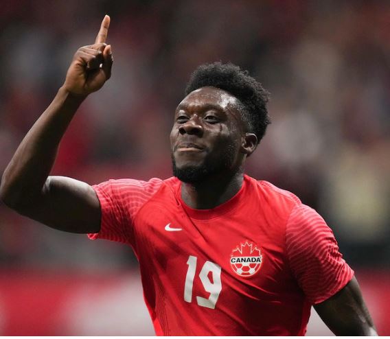 Alphonso Davies canad footballer