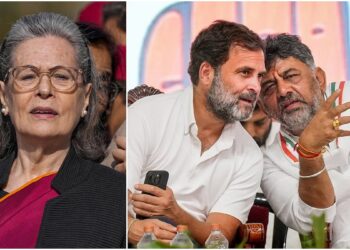 ಡಿಕೆಶಿಗೆ ದೂರವಾಣಿ ಕರೆ ಮಾಡಿದ ಸೋನಿಯಾ ಗಾಂಧಿ; ಶುಭ ಹಾರೈಕೆ