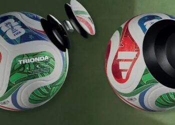 What are the special features of the Adidas Trionda ball for the 2026 FIFA World Cup?