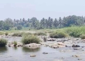 ಕೈಕೊಟ್ಟ ಮುಂಗಾರು; ಸಂಪೂರ್ಣ ಬರಿದಾದ ಕಾವೇರಿ, ನೀರಿನ ಹರಿವು ಕುಸಿತ
