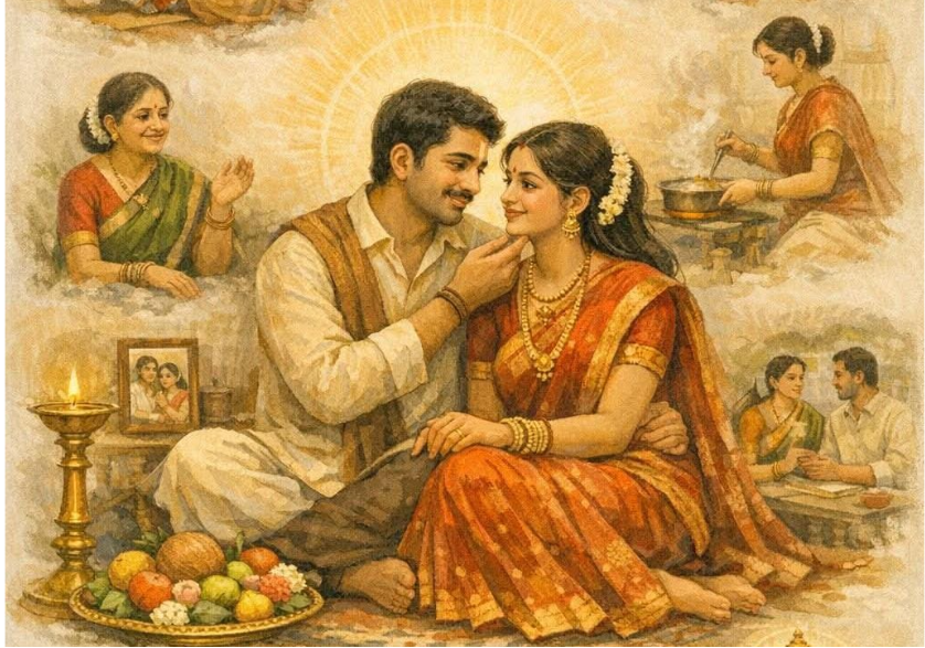Why newly married couple separate in Ashadha