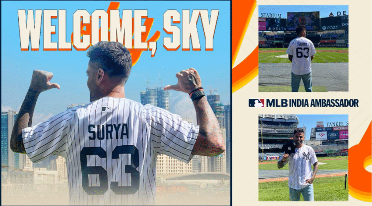 Suryakumar Yadav Named MLB Ambassador in India