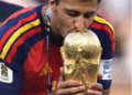 spain captain rodri with 2025 fifa world cup trophy