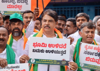 politics/r-ashok-lead-bjp-jds-padayatra-against-bidadi-township-project