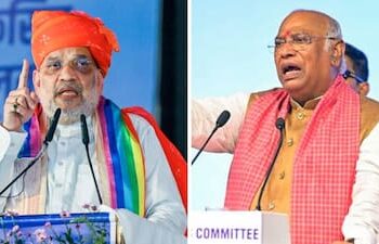 ನಾನು ಮೊದಲ ಬಾರಿ ಶಾಸಕನಾದಾಗ ಅಮಿತ್ ಷಾ ಇನ್ನೂ ಮಗು, ನನಗೆ ದೇಶಭಕ್ತಿ ಪಾಠ ಮಾಡ್ತಾರಾ: ಖರ್ಗೆ ಗರಂ, ಸೋನಿಯಾ ಗಾಂಧಿ ನಿಂದಿಸಿದ ಬಿಜೆಪಿಗೆ ಖಾರವಾದ ತಿರುಗೇಟು