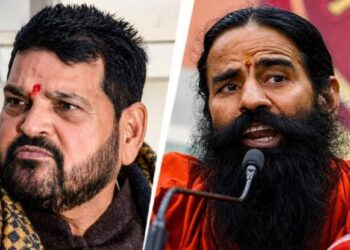 ರಾಮ್‌ದೇವ್‌ ಈಗ ವಿದೇಶಿ ಚಡ್ಡಿ ಮಾರುತ್ತಿದ್ದಾರೆ:ಧಮ್ ಇದ್ದರೆ ಬೀದಿಗೆ ಬಂದು‌ ಗಂಡಸಿನಂತೆ ಹೋರಾಡಿ ಎಂದ ಬ್ರಿಜ್‌ಭೂಷಣ್‌