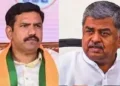 ಭ್ರಷ್ಟಾಚಾರದಲ್ಲಿ ವಿಜಯೇಂದ್ರ ಇಡೀ ದೇಶಕ್ಕೆ ಮಾಡೆಲ್: ವಿಜಯೇಂದ್ರ ರಾಜಕೀಯದಲ್ಲಿ ಇನ್ನೂ LKGಯಲ್ಲಿದ್ದು, ನಾನು ಪಿ ಹೆಚ್ ಡಿ ಮಾಡಿದ್ದೇನೆ-ಬಿ ಕೆ ಹರಿಪ್ರಸಾದ್