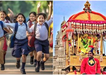ಶಾಲಾ ಮಕ್ಕಳಿಗೆ ಅ.3ರಿಂದ 19 ದಿನಗಳ ದಸರಾ ರಜೆ