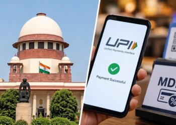 ₹2,000 ಮೇಲ್ಪಟ್ಟ UPI ಪಾವತಿಗಳ ಮೇಲೆ MDR ಶುಲ್ಕ: ಸುಪ್ರೀಂ ಕೋರ್ಟ್ ಕೇಂದ್ರಕ್ಕೆ ಪ್ರಶ್ನೆ