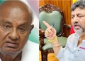 ನೈಸ್ ಸಮರ-ಬೇಕಿದ್ದರೆ ಕೋರ್ಟ್ ಗೆ ಹೋಗಲಿ,ನಮಗೆ ಸಾಮಾನ್ಯ ಪ್ರಜ್ಞೆ ಇದೆ, ಬೇಕಿದ್ದರೆ ಉಪವಾಸ ಮಾಡಲಿ: ದೊಡ್ಡಗೌಡರ ವಿರುದ್ಧ ಗುಡುಗಿದ ಡಿ.ಕೆ. ಶಿವಕುಮಾರ್