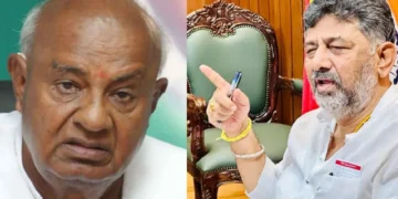 ನೈಸ್ ಸಮರ-ಬೇಕಿದ್ದರೆ ಕೋರ್ಟ್ ಗೆ ಹೋಗಲಿ,ನಮಗೆ ಸಾಮಾನ್ಯ ಪ್ರಜ್ಞೆ ಇದೆ, ಬೇಕಿದ್ದರೆ ಉಪವಾಸ ಮಾಡಲಿ: ದೊಡ್ಡಗೌಡರ ವಿರುದ್ಧ ಗುಡುಗಿದ ಡಿ.ಕೆ. ಶಿವಕುಮಾರ್