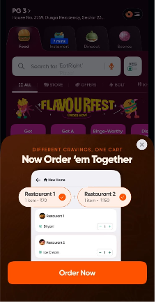 swiggy-multi-restaurant-ordering-feature-five-restaurants
